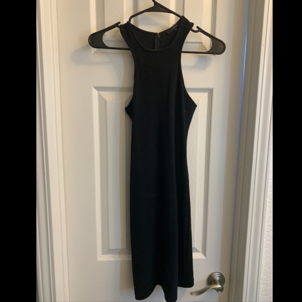 Black mini dress